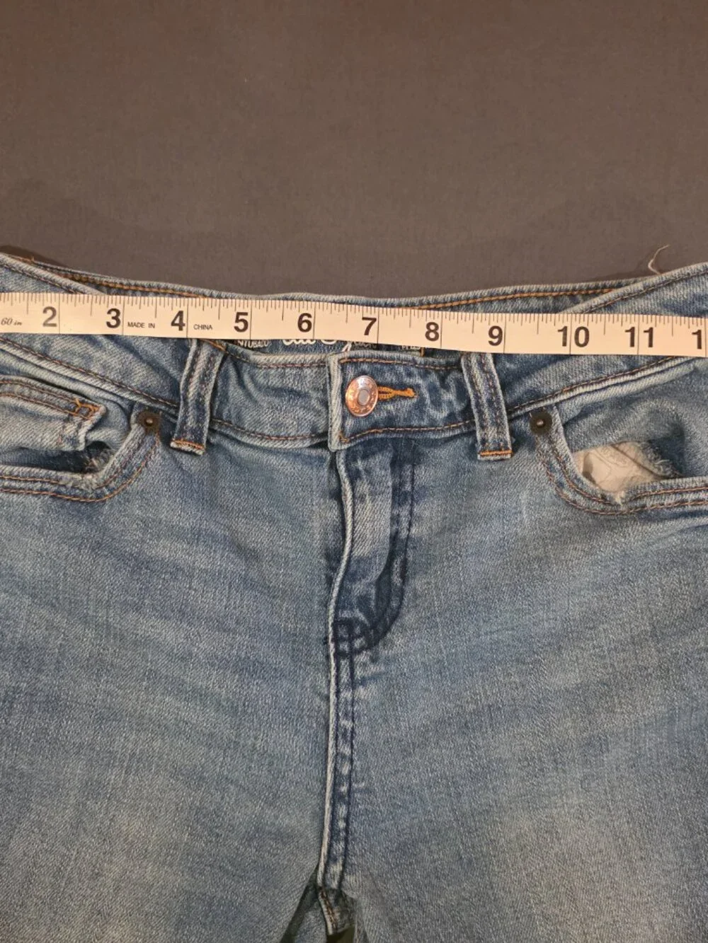 Cat and Jack Girls Size 12 Distressed Jeans